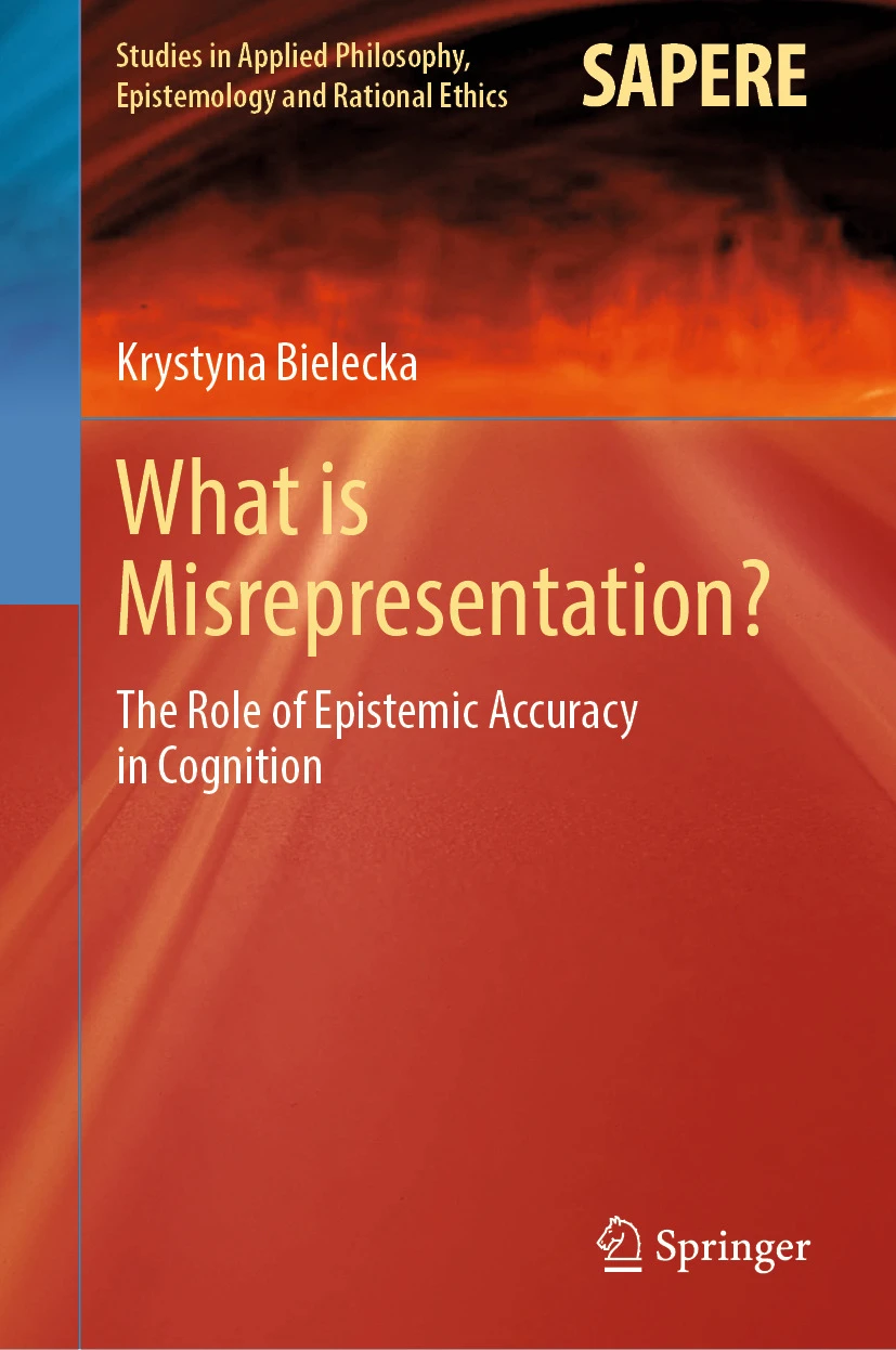 Okładka książki What is misrepresentation? Krystyny Bieleckiej